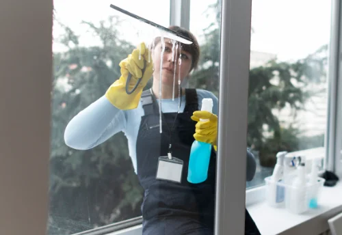 Nettoyage de vitres intérieures et extérieures à Bernis